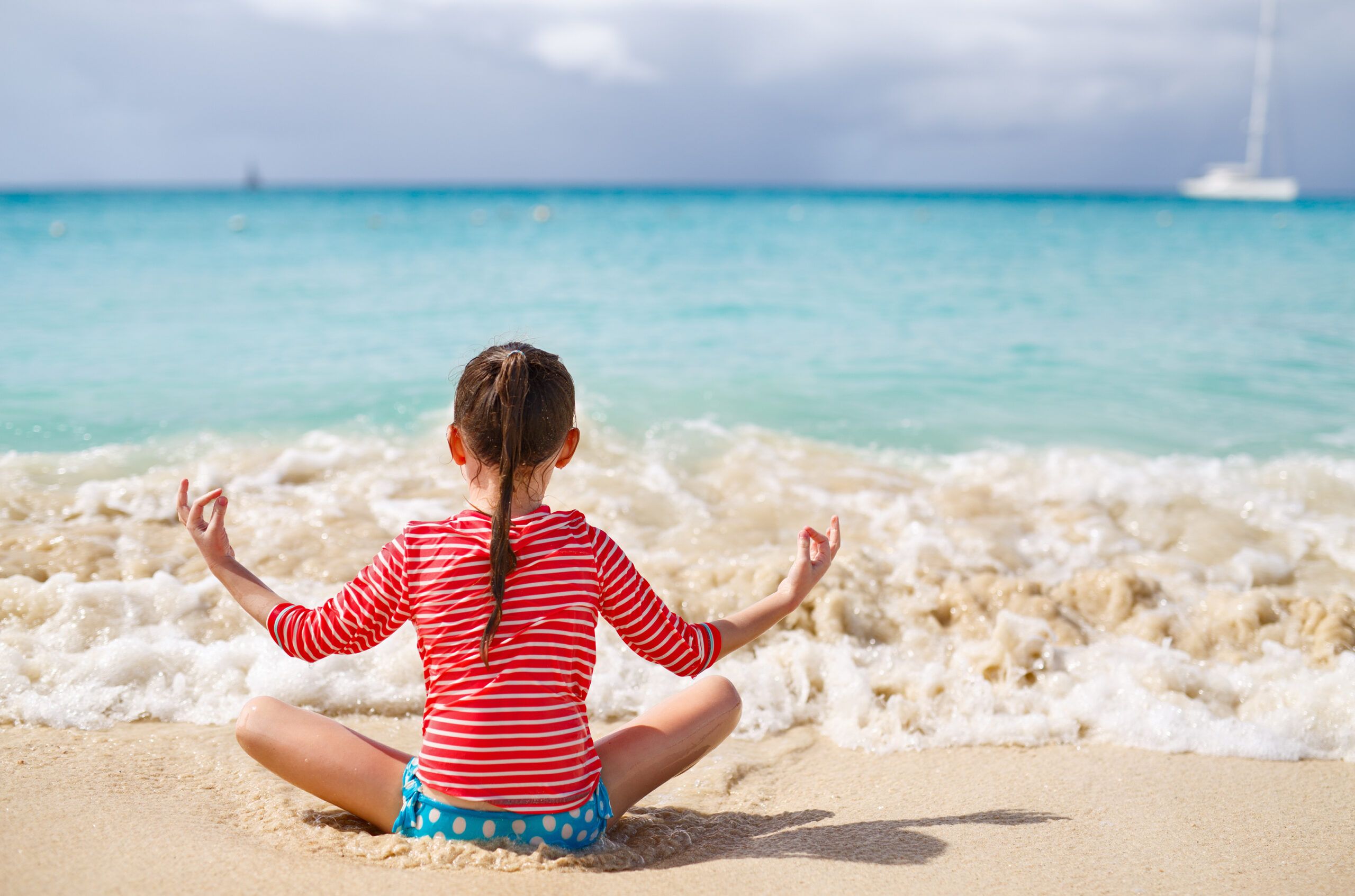 Little girl on vacation