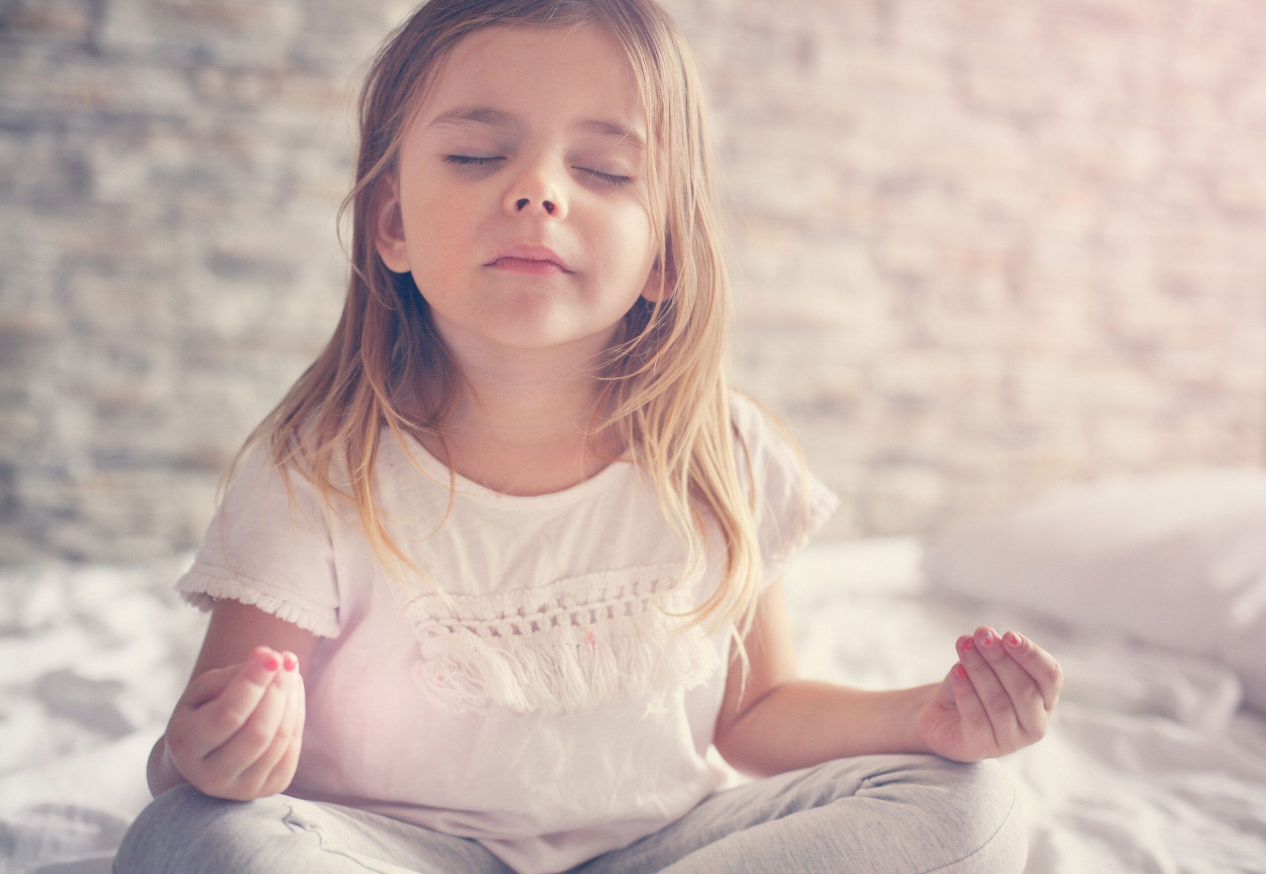 Yoga in bed.